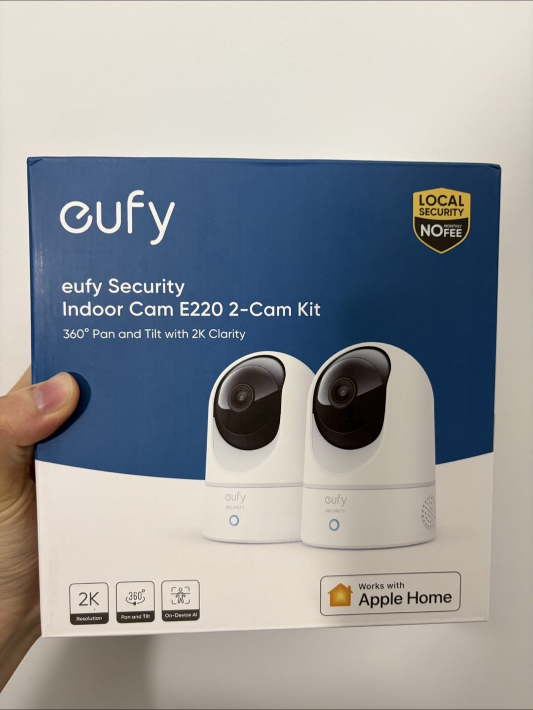 NEW Eufy Security Indoor Cam E220 2-Cam Kit