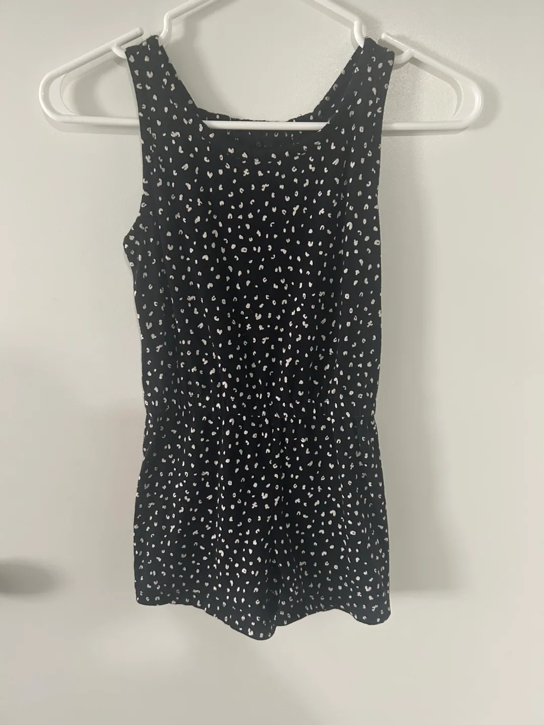 Girls Old Navy Black & White Romper thumbnail