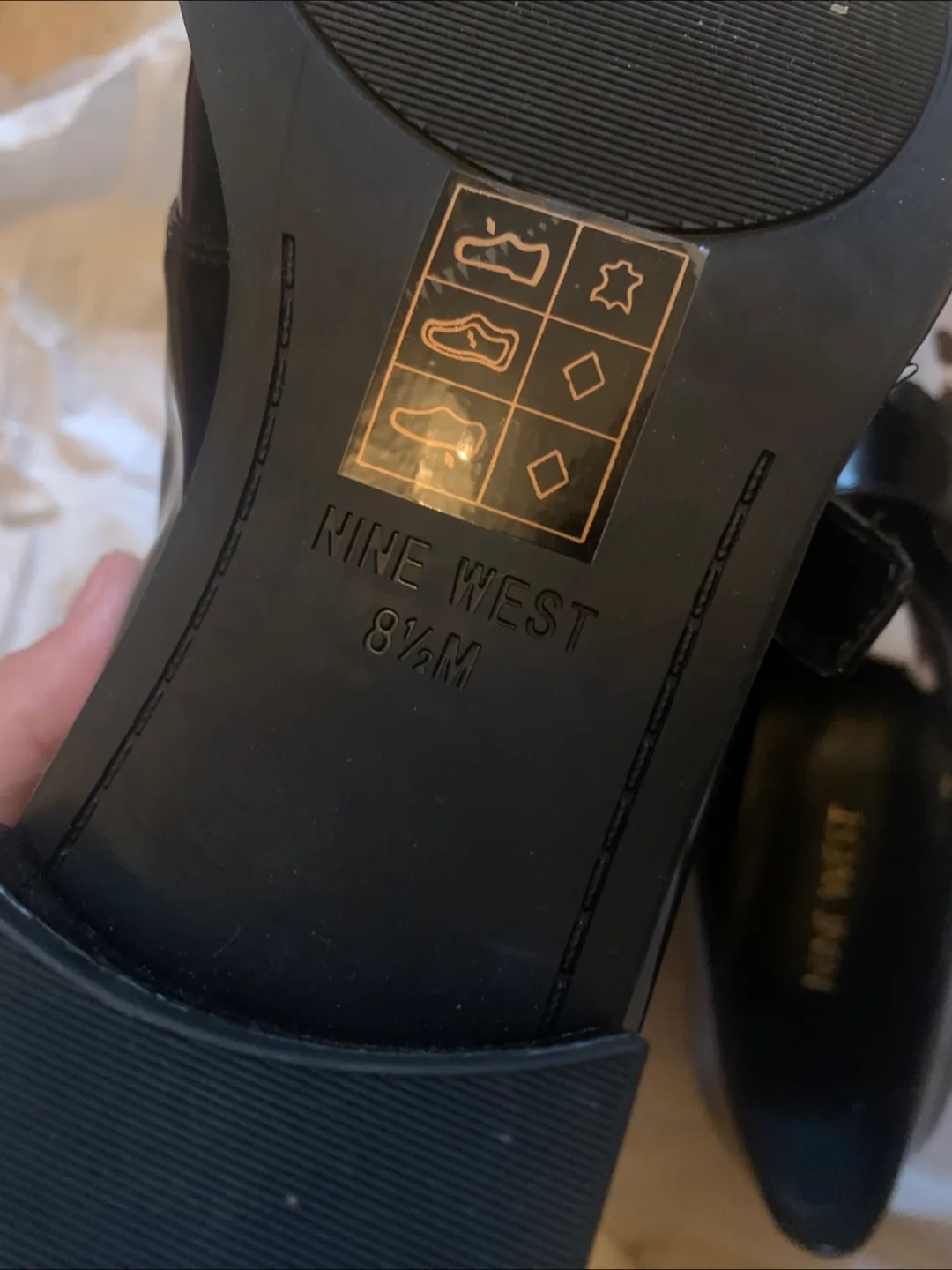 Nine West Black Loafers - Size 8.5 thumbnail