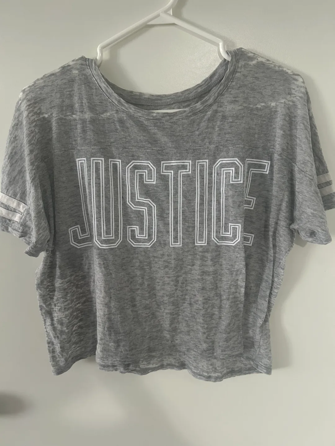 Girls Justice Grey T-shirt thumbnail