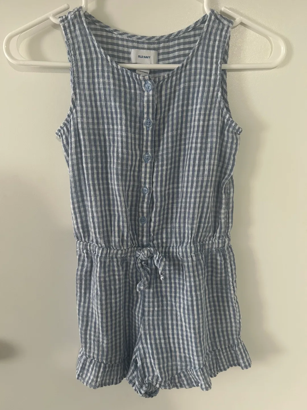 Girls Old Navy Gingham Romper thumbnail