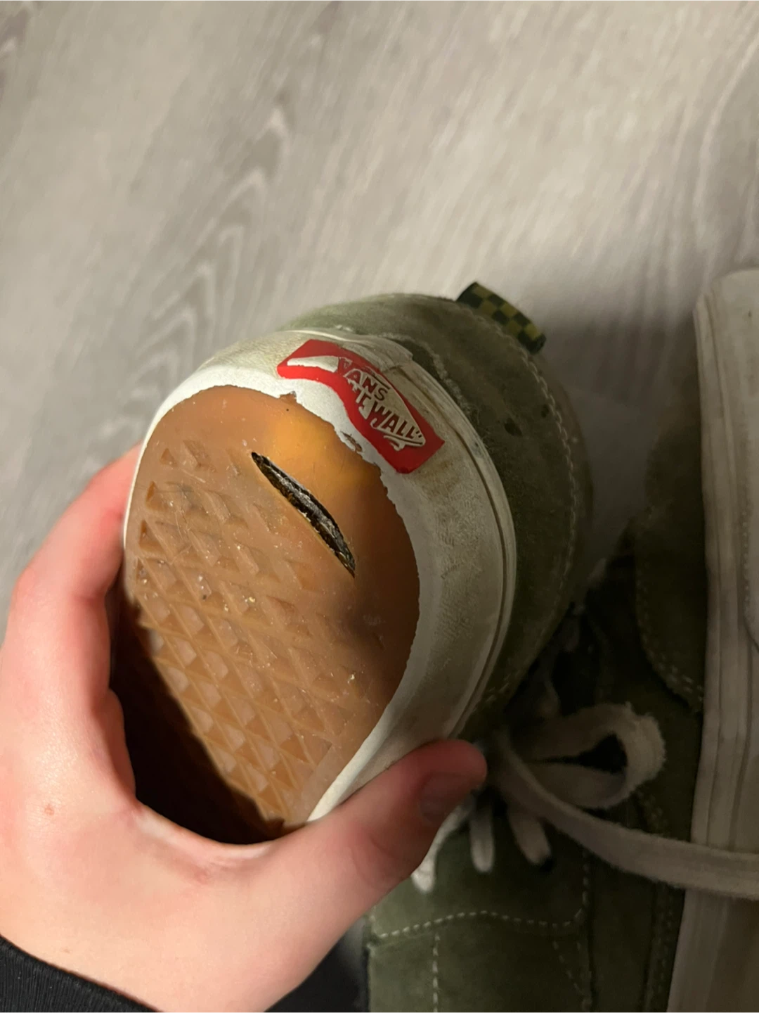 Vans Half Cab Olive Green Shoes - photo 3
