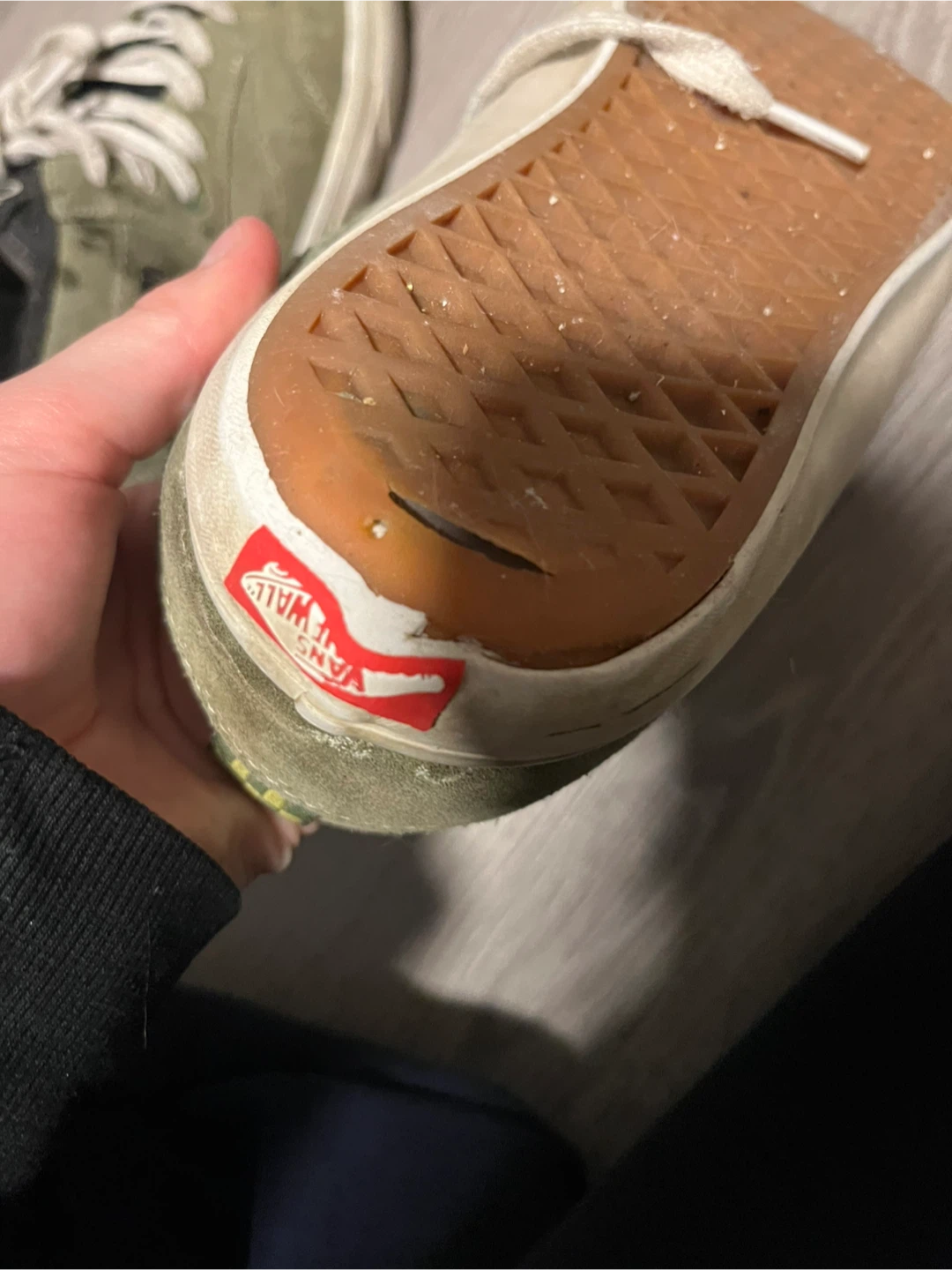 Vans Half Cab Olive Green Shoes - photo 4