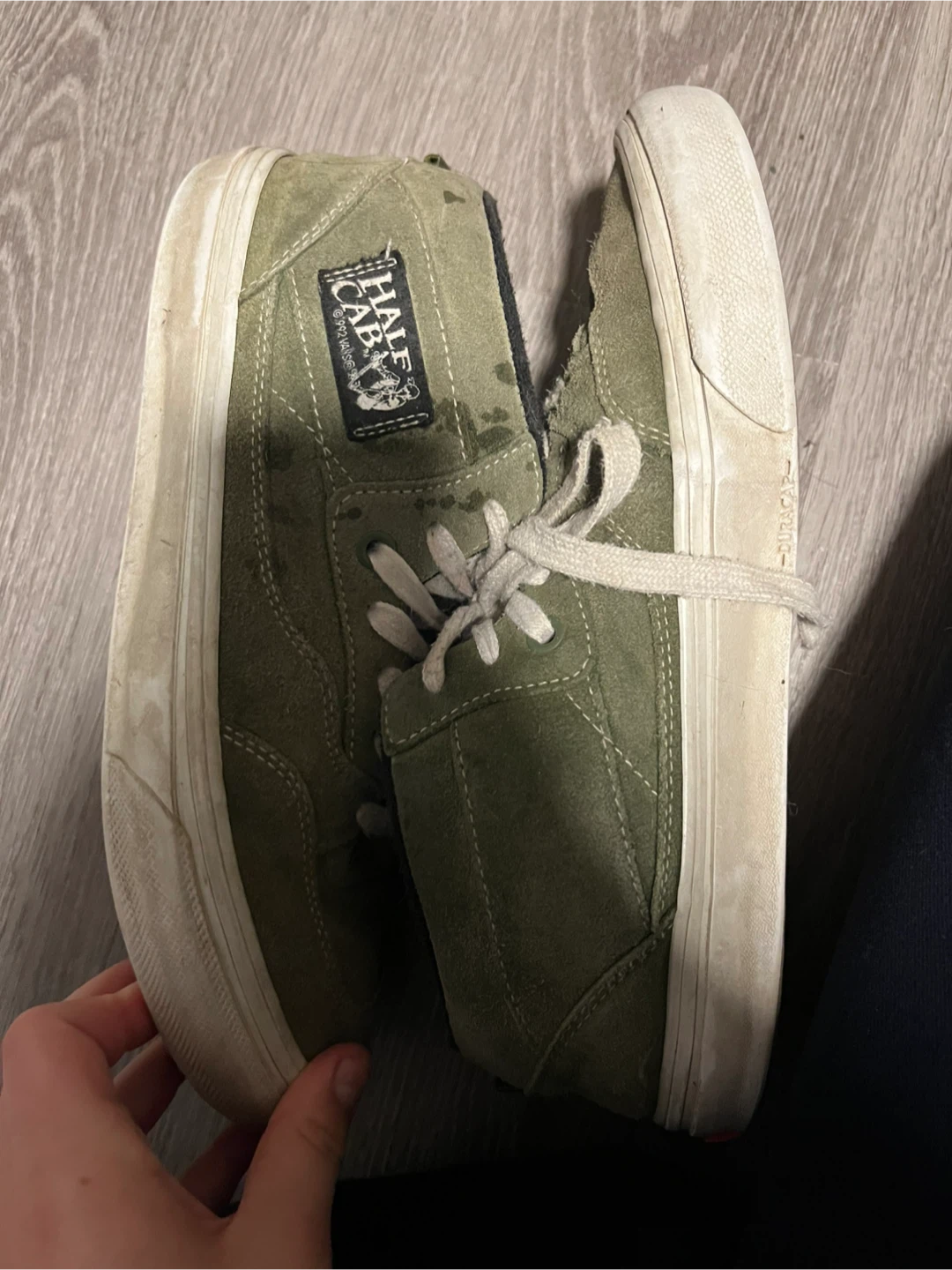 Vans Half Cab Olive Green Shoes - photo 2