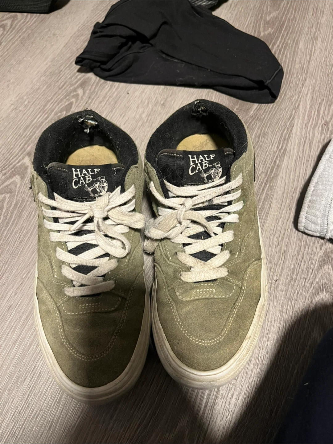 Vans Half Cab Olive Green Shoes