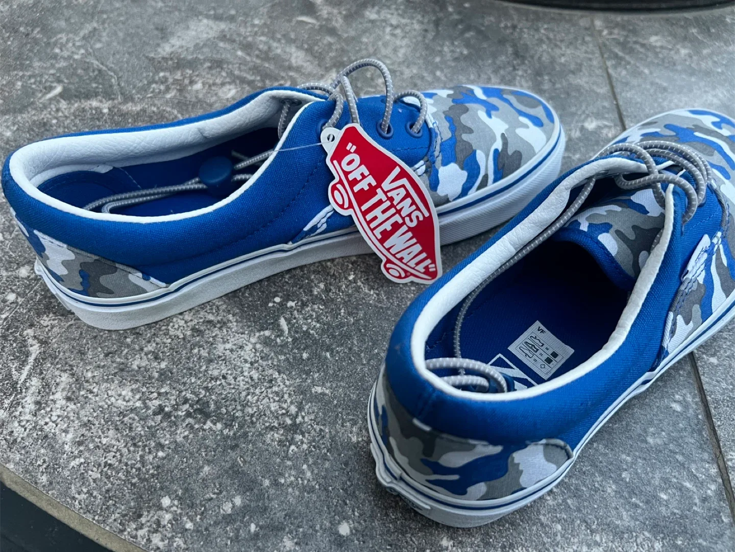 Vans Era Camo Blue Shoes youth 5.5 image indicator(6)