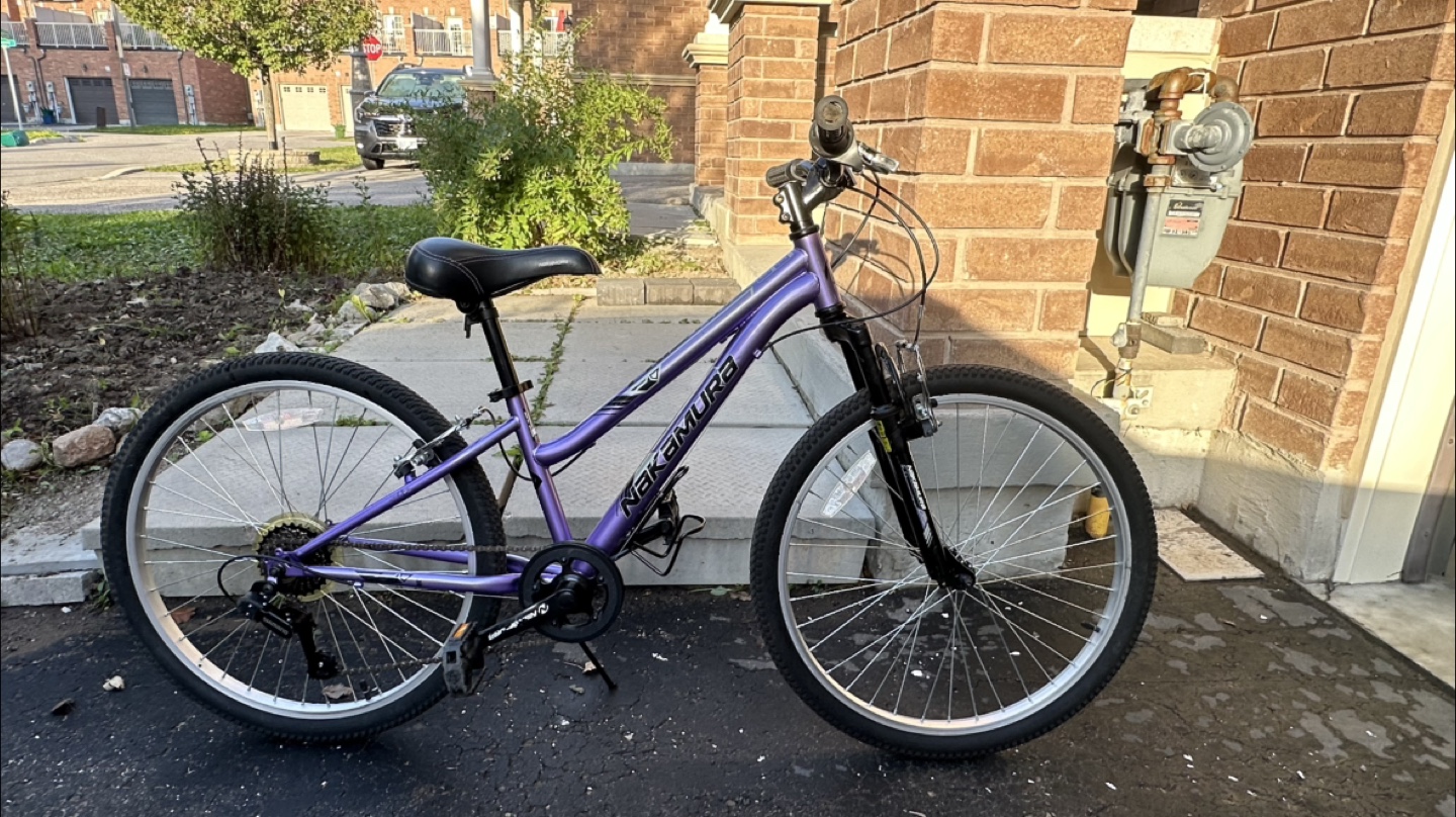 Nakamura 24” Purple Mountain Bike