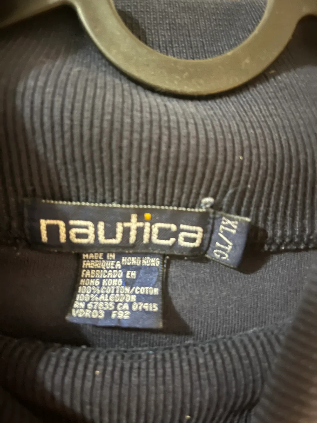 Nautica XL/TG Navy Blue Long Sleeve Shirt image indicator(2)