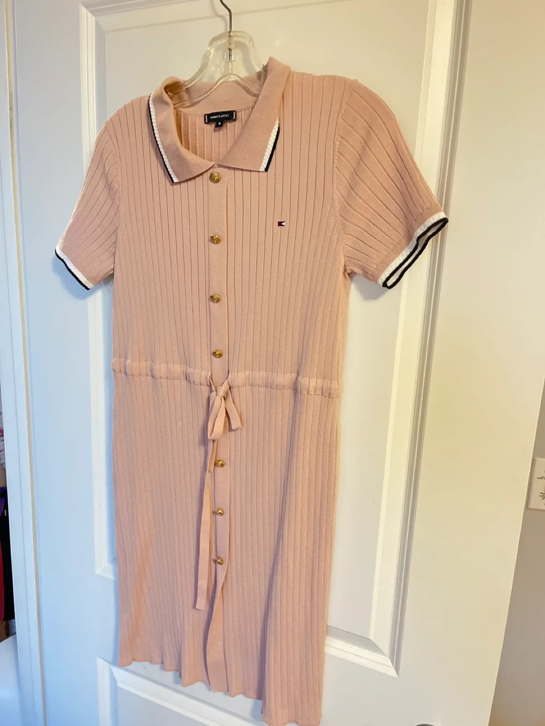 Tommy Hilfiger Pink Knit Dress - Size S thumbnail
