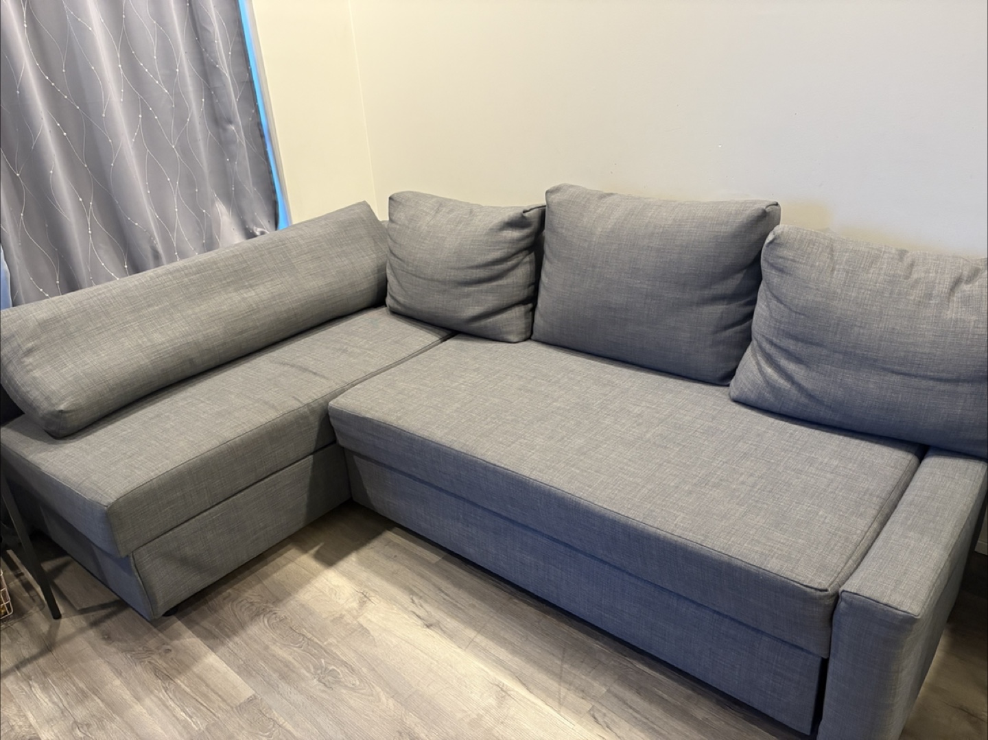Grey Sleeper Sectional Sofa
