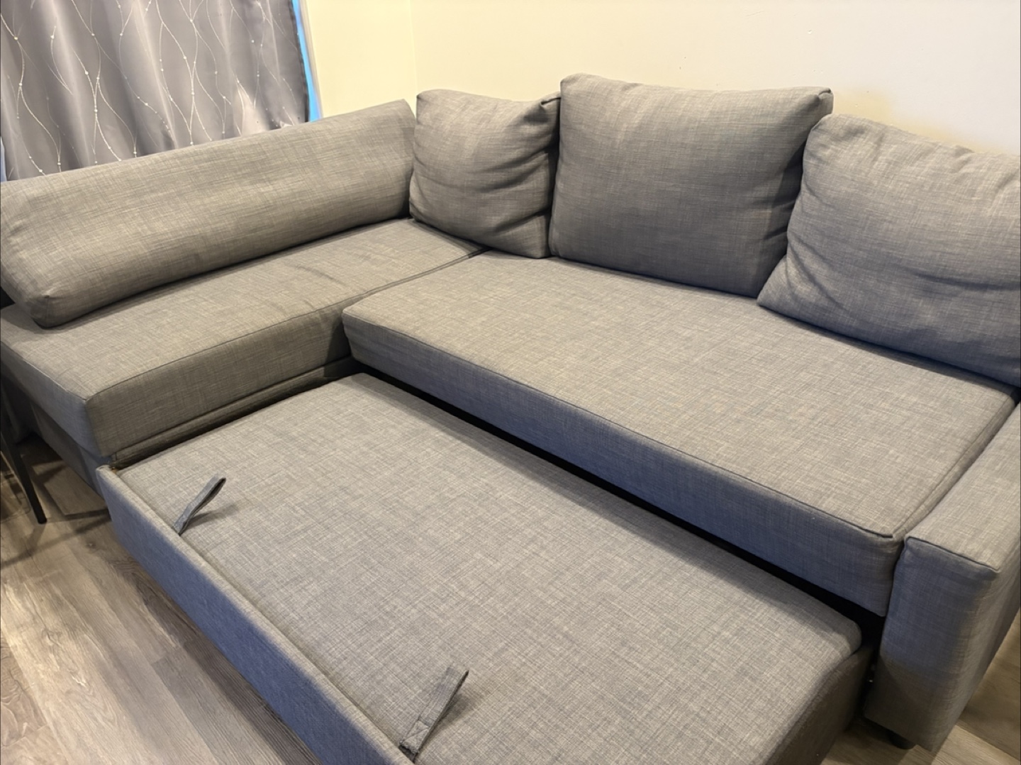 Grey Sleeper Sectional Sofa - photo 5
