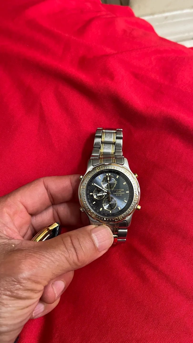 Citizen Chronograph Watch - Silver & Gold thumbnail