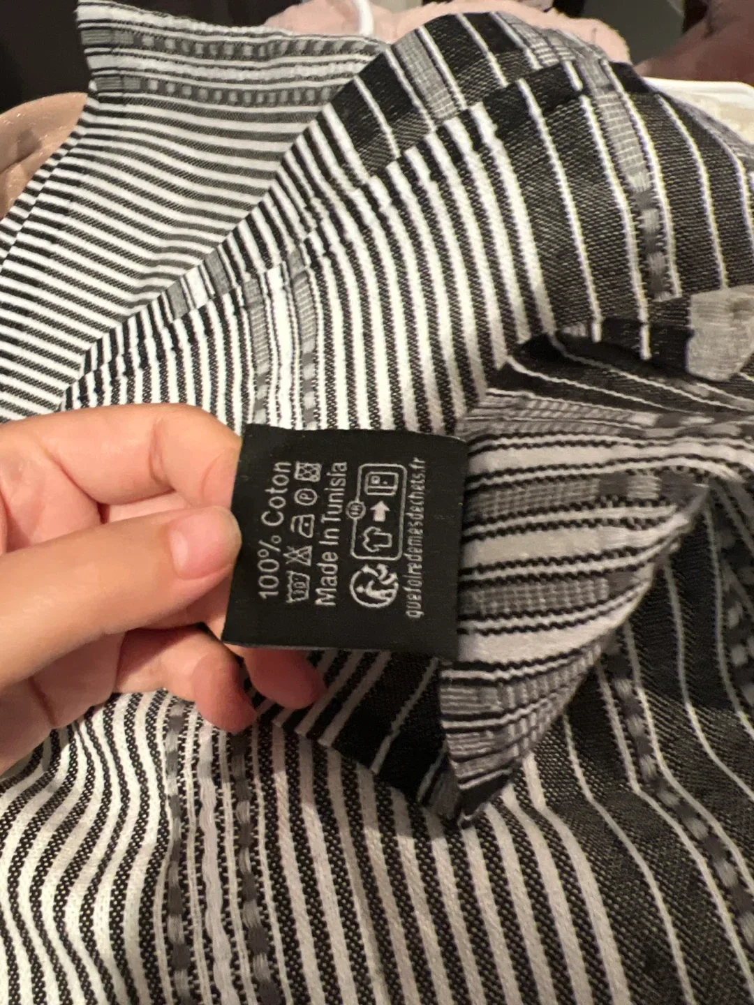 Striped Cotton Throw Blanket image indicator(2)
