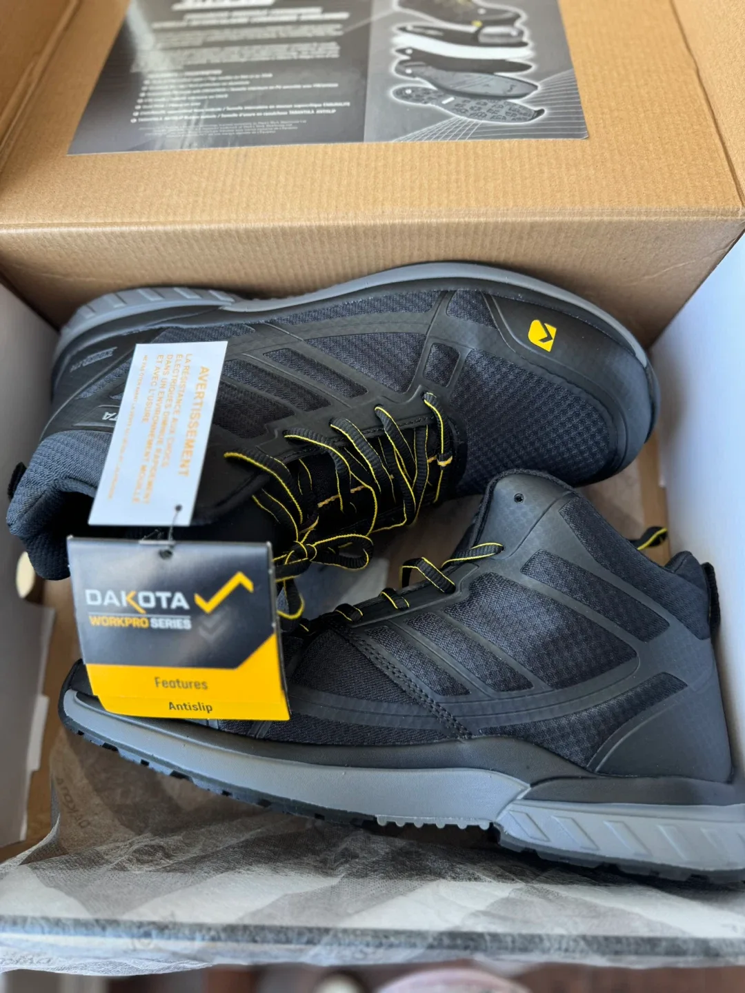 Dakota Workpro Series Size 10 Safety Shoes - Black image indicator(5)