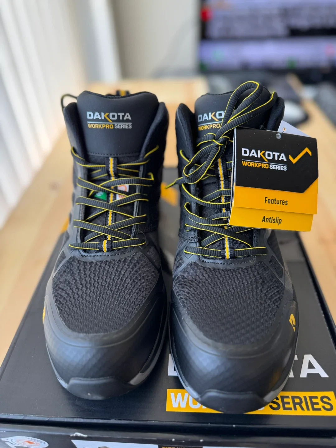 Dakota Workpro Series Size 10 Safety Shoes - Black thumbnail