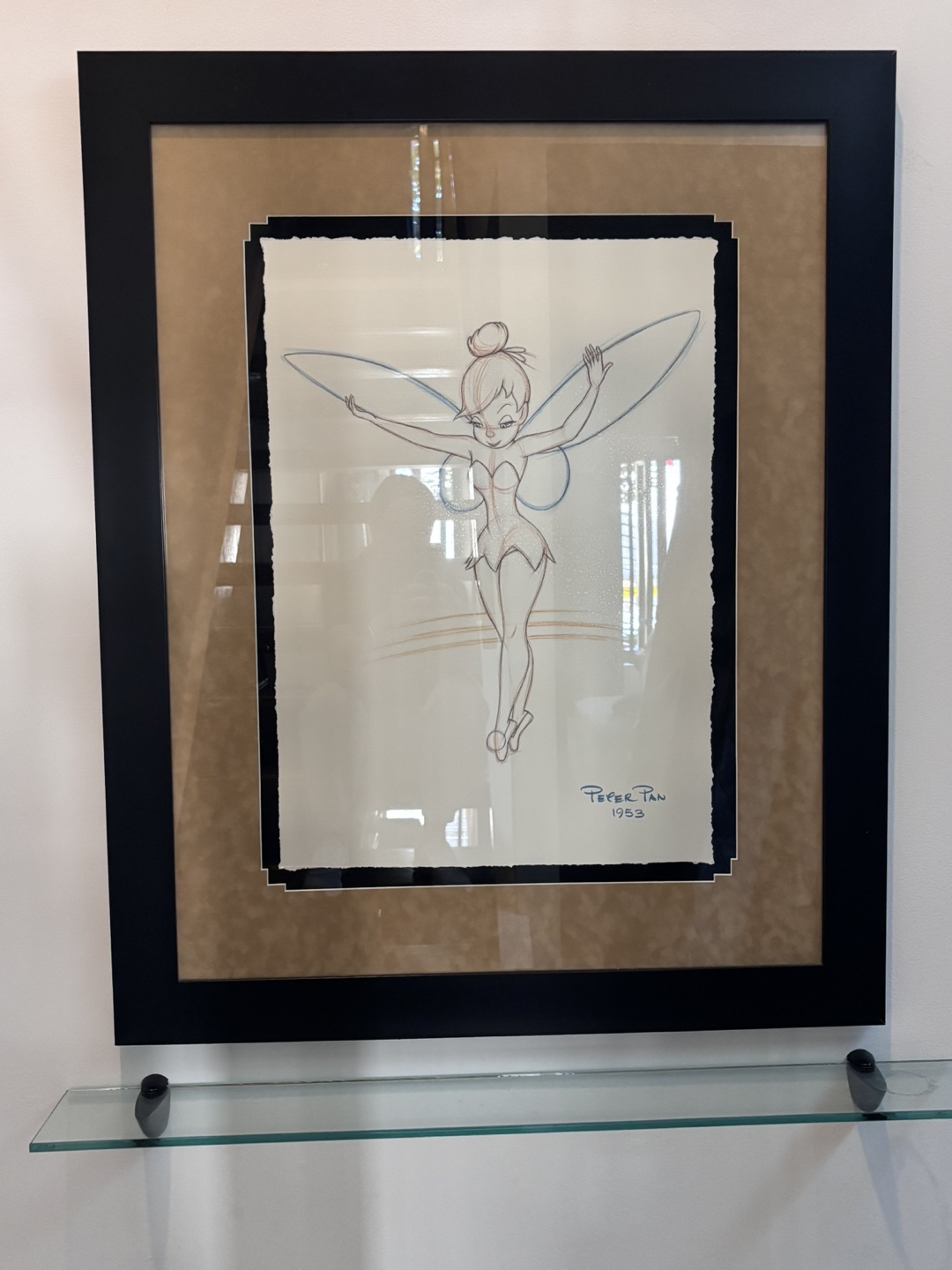 Peter Pan Tinkerbell Framed Art