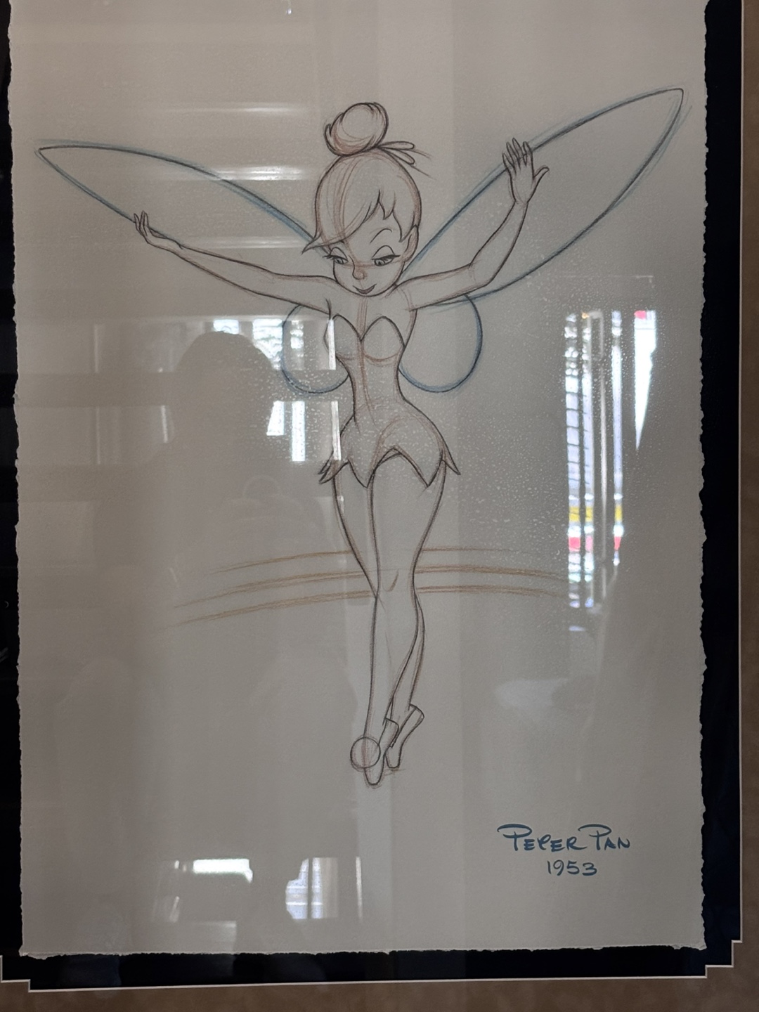 Peter Pan Tinkerbell Framed Art - photo 2