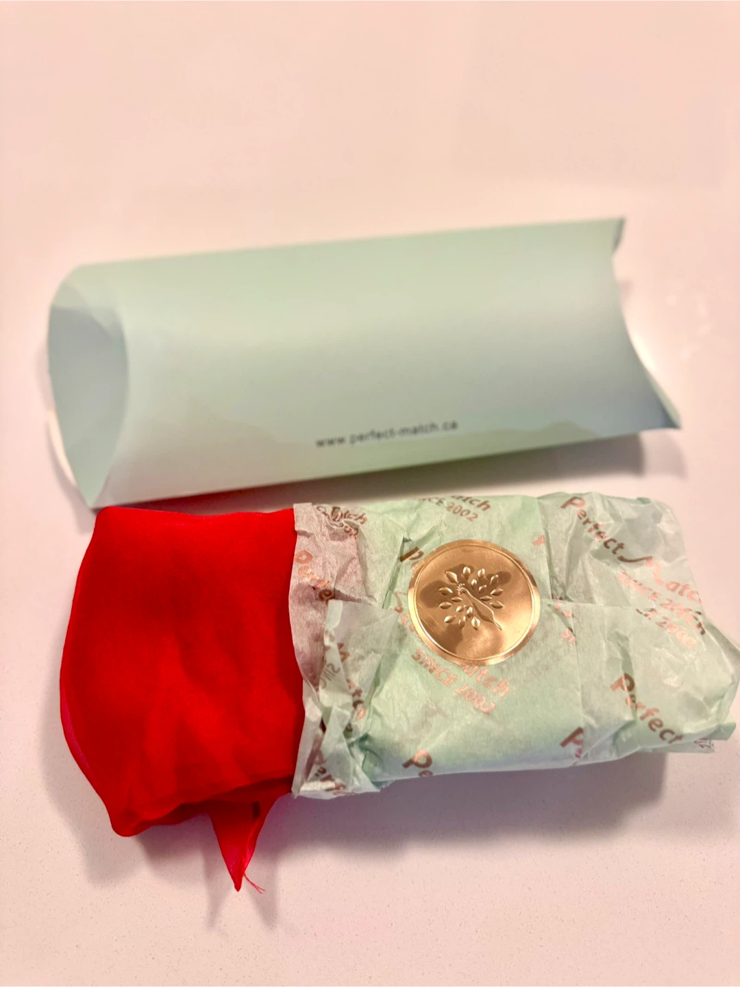 Perfect Match 100% Silk Scarf – Brand New in Package