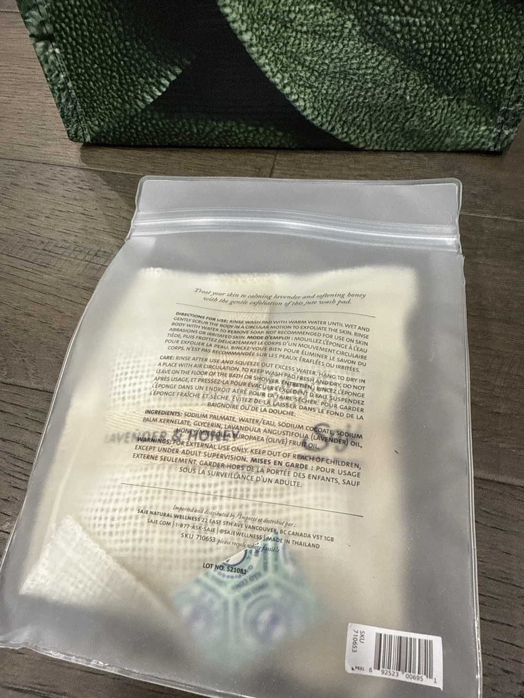 🥕 Saje Lavender Haze & Lavender & Honey Shower Set - photo 5