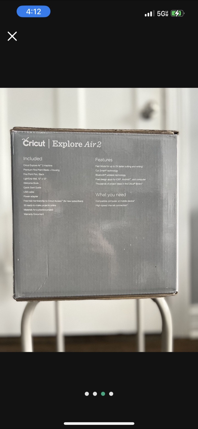 New Cricut Explore Air 2 Smart Cutting Machine - photo 3