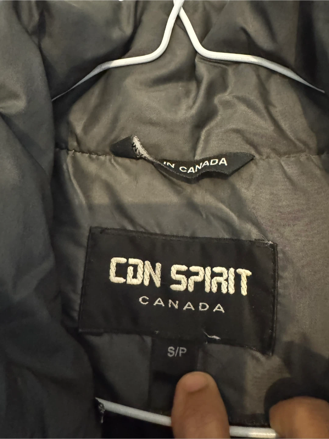 CDN Spirit Black Puffer Jacket - Size S - photo 2