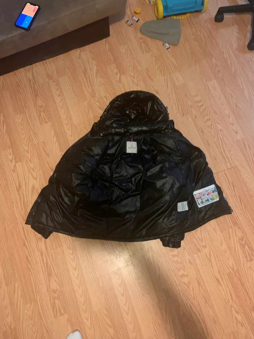 Moncler Black Puffer Jacket - Size M image indicator(2)