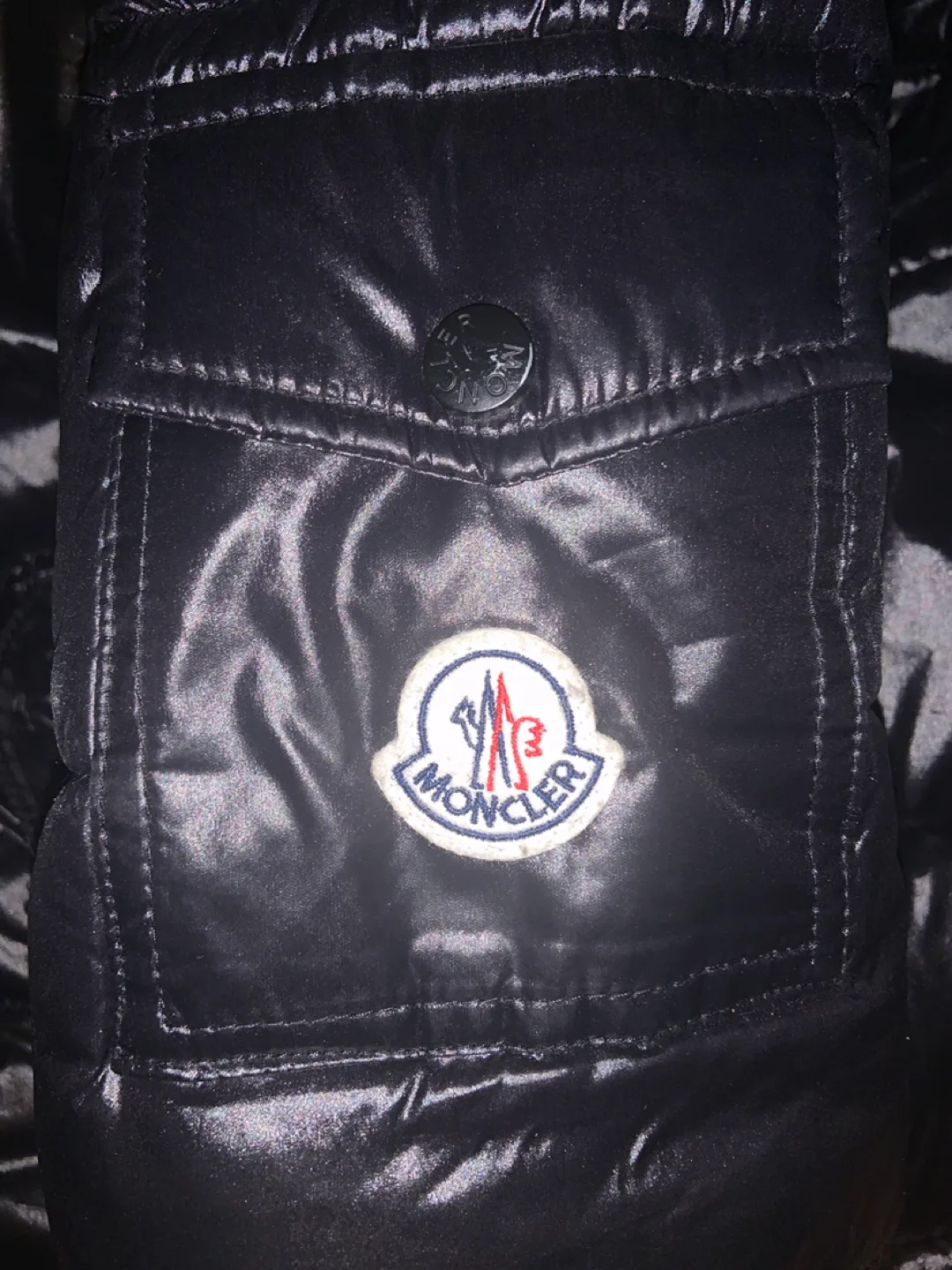 Moncler Black Puffer Jacket - Size M image indicator(6)
