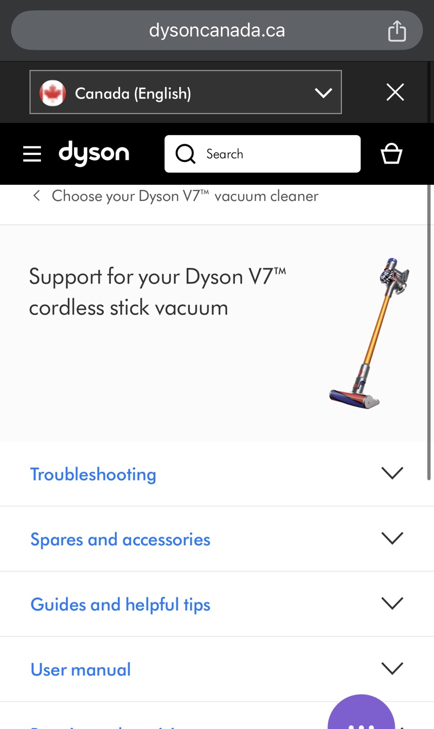 Dyson V7 Motorhead Origin Cordless Vacuum - photo 3