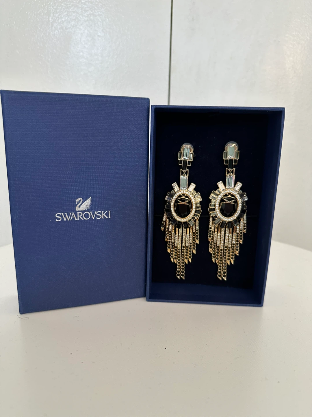 Swarovski Earrings with Box