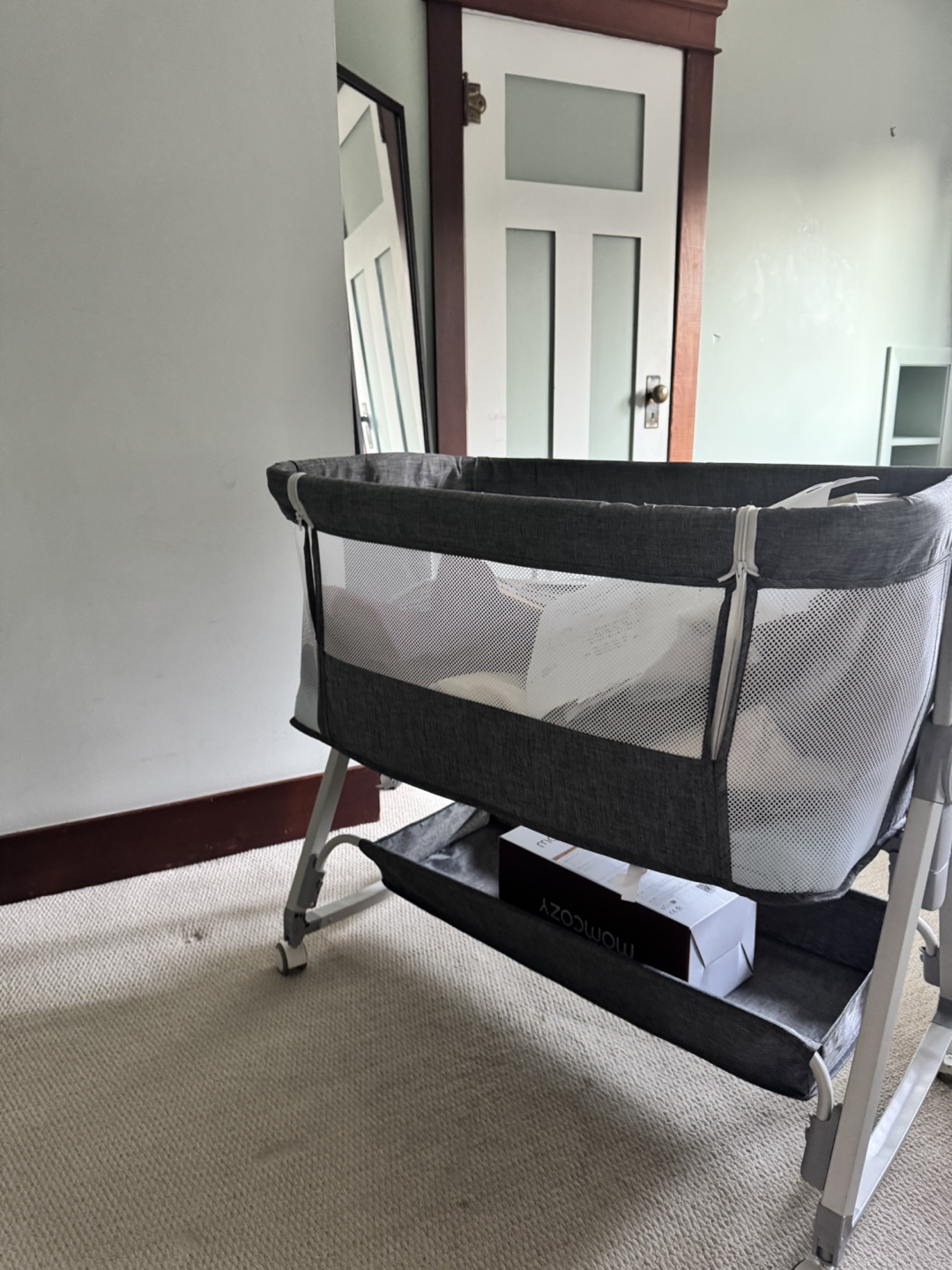 Bedside Bassinet - Gray - photo 3