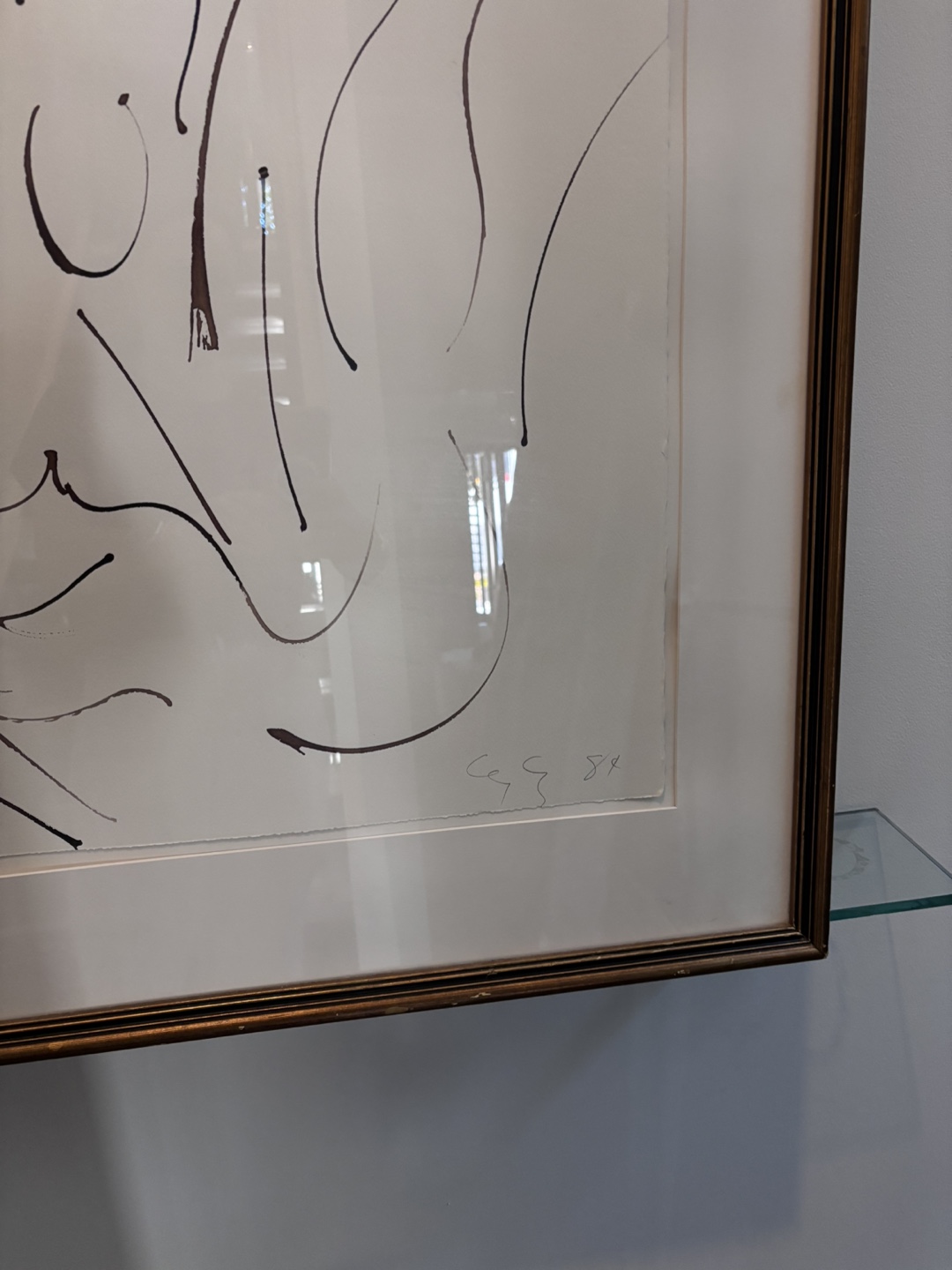 Renowned artist Graham Coughtry Lithograph 2 bodies - photo 3