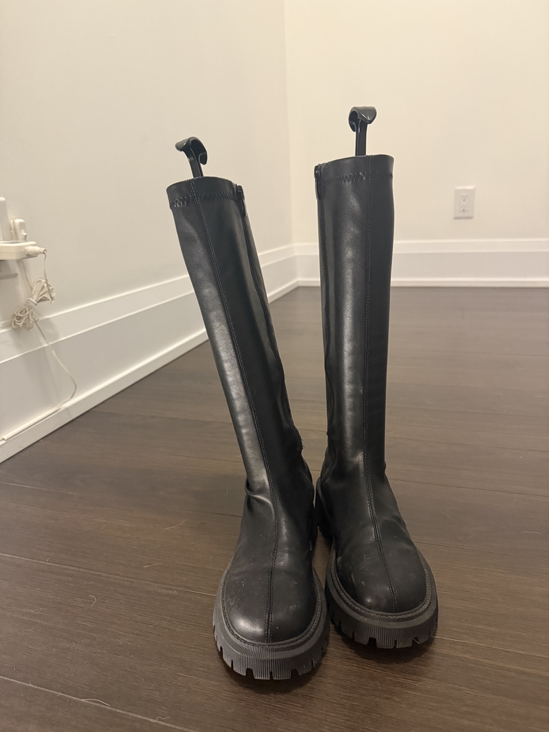 Black Leather Boots size 36