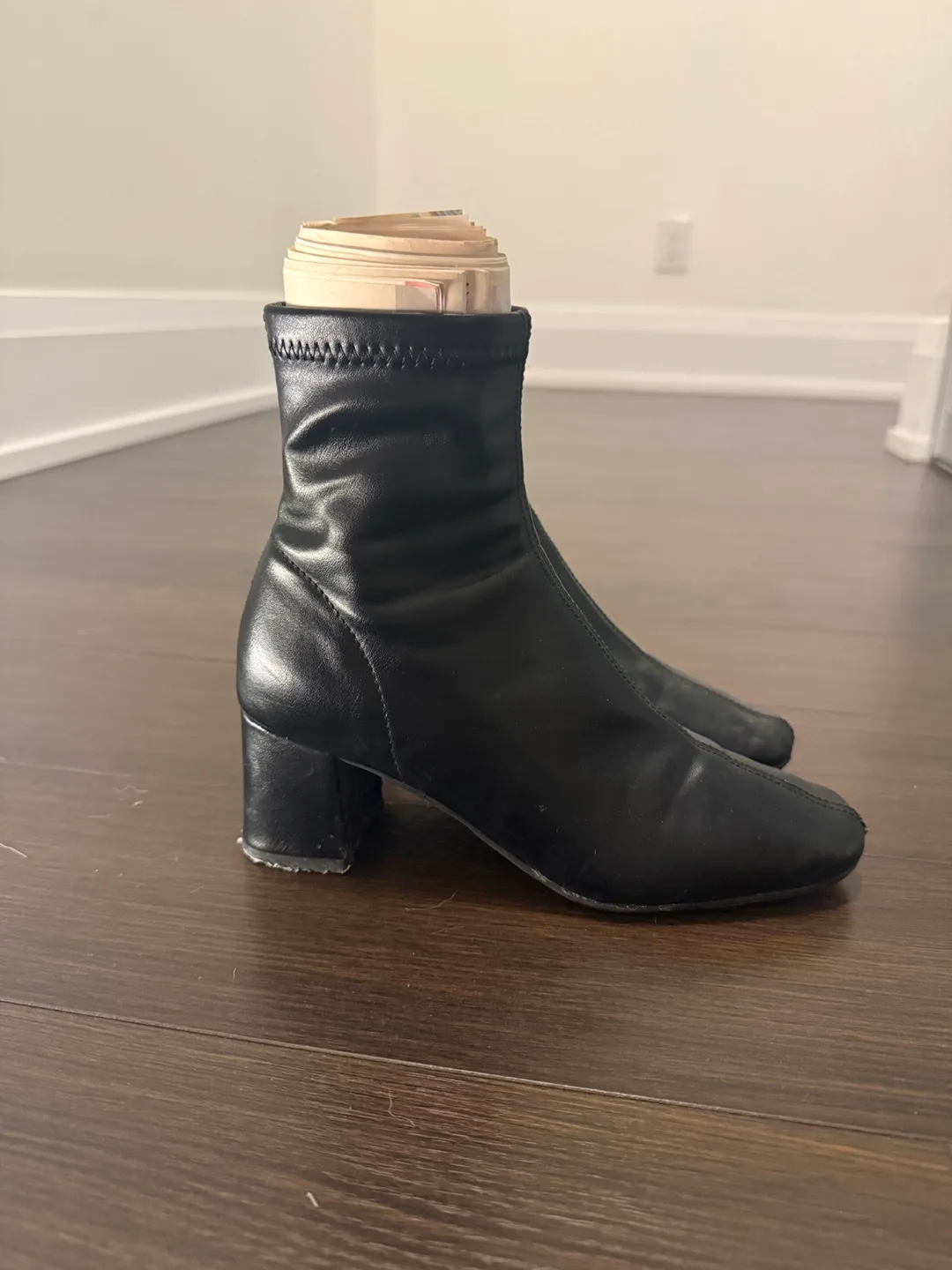 Black Ankle Boots - Size 5.5 image indicator(2)