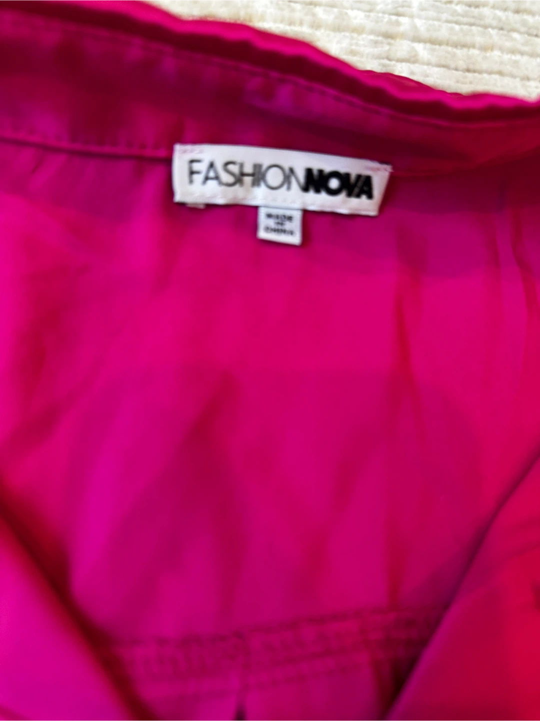 Fashion Nova Pink Button-Up Shirt - photo 3