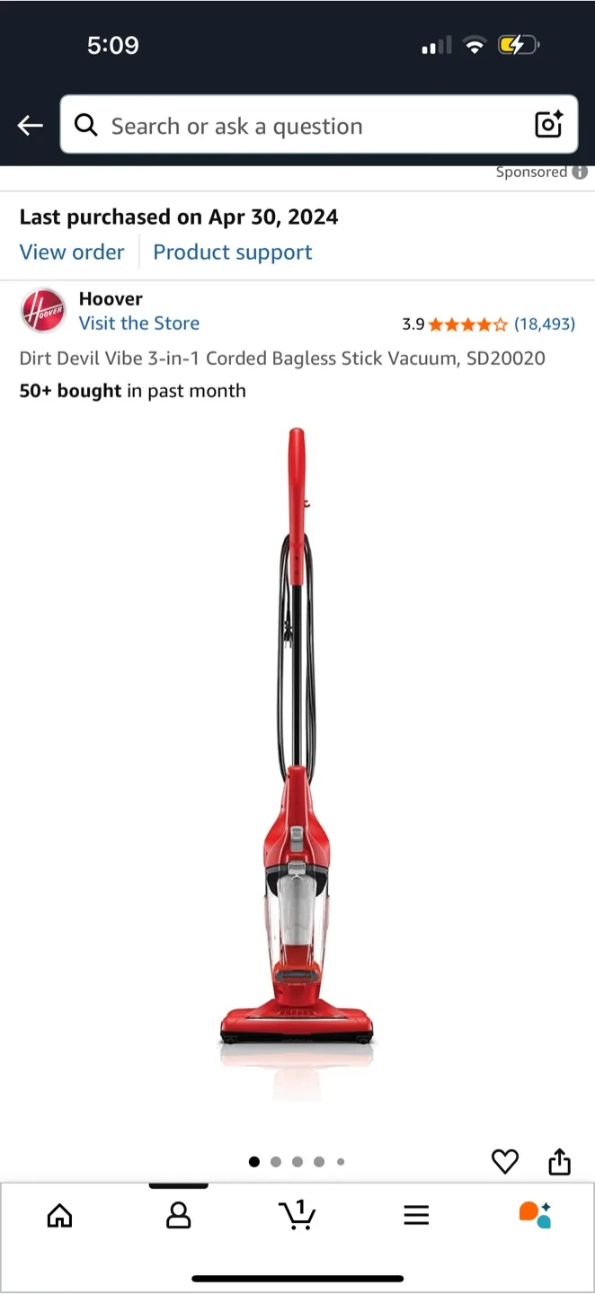 Vacum cleaner for sale image indicator(2)