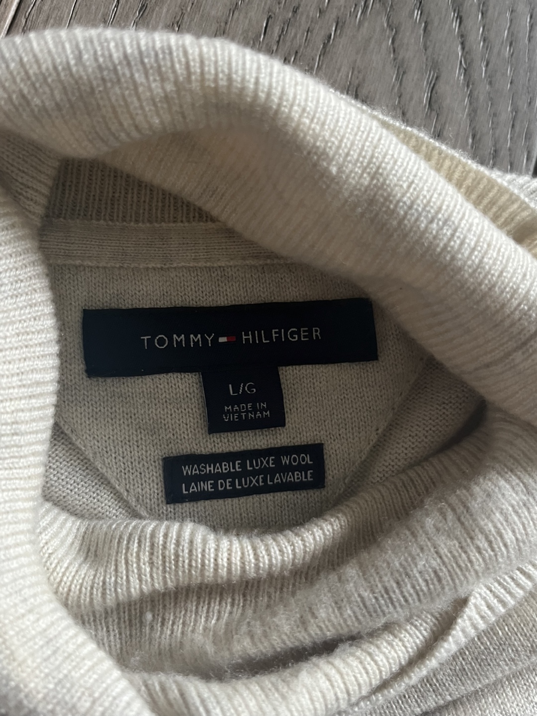 Tommy Hilfiger Wool Turtleneck - Size L - photo 3