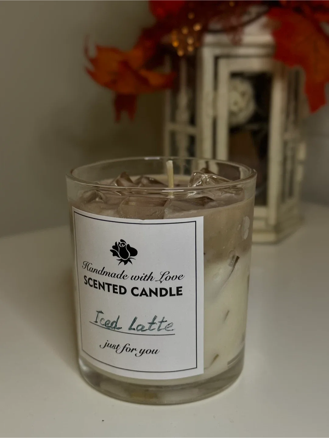 Iced Latte Candle - Handmade Eco Soy Candle – 10 oz thumbnail
