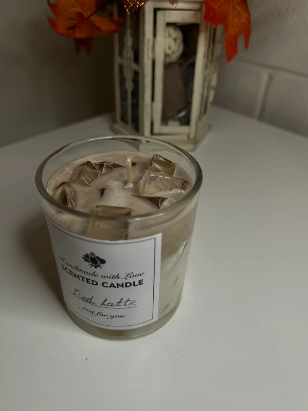 Iced Latte Candle - Handmade Eco Soy Candle – 10 oz image indicator(4)