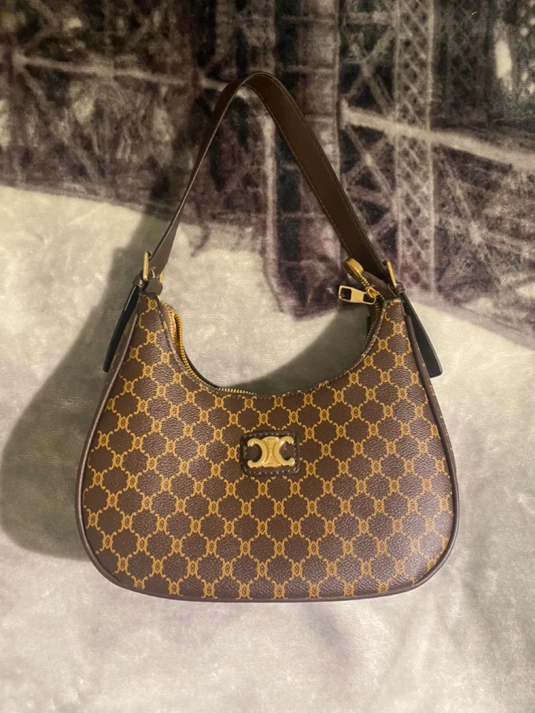 Cute Brown Shoulder Purse thumbnail