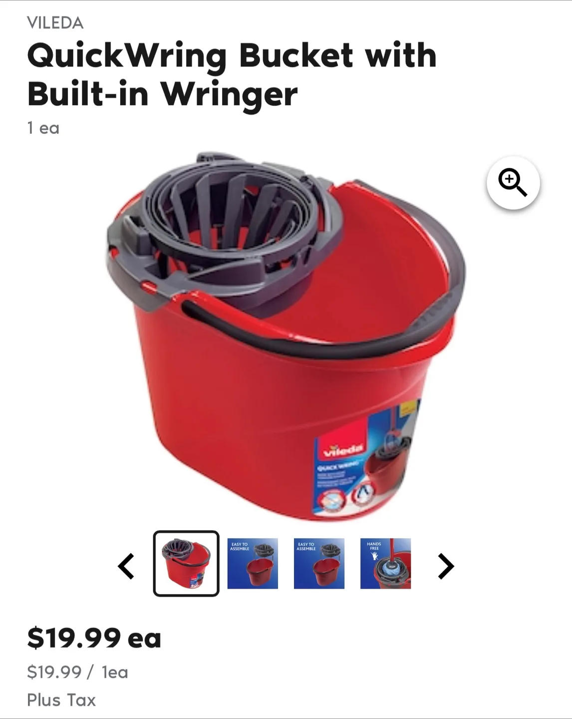 Vileda QuickWring Bucket and Libman Tornado Mop image indicator(8)