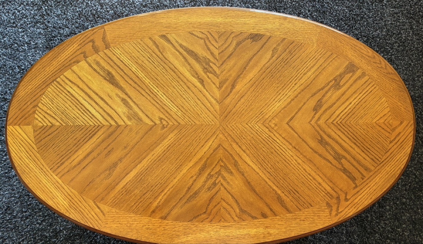 Vintage Solid Wood Coffee Table - VGUC - photo 4