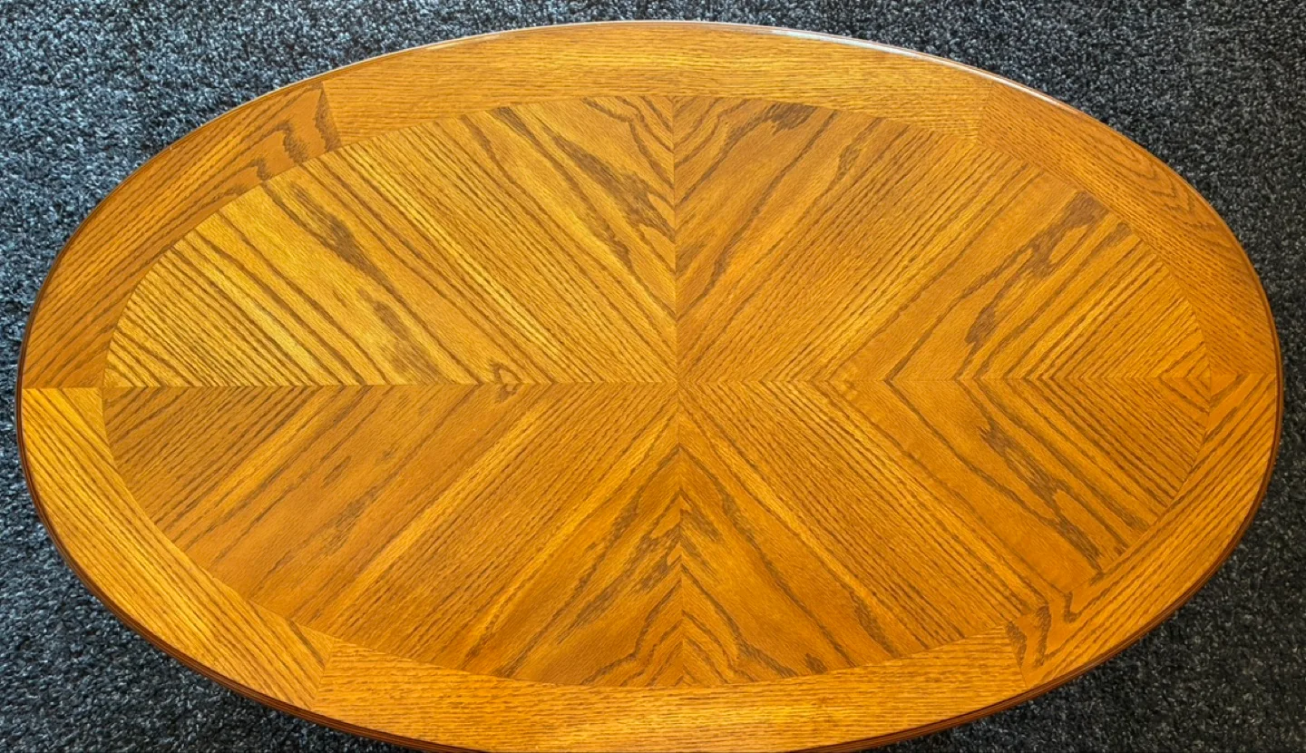 Vintage Solid Wood Coffee Table - VGUC image indicator(4)