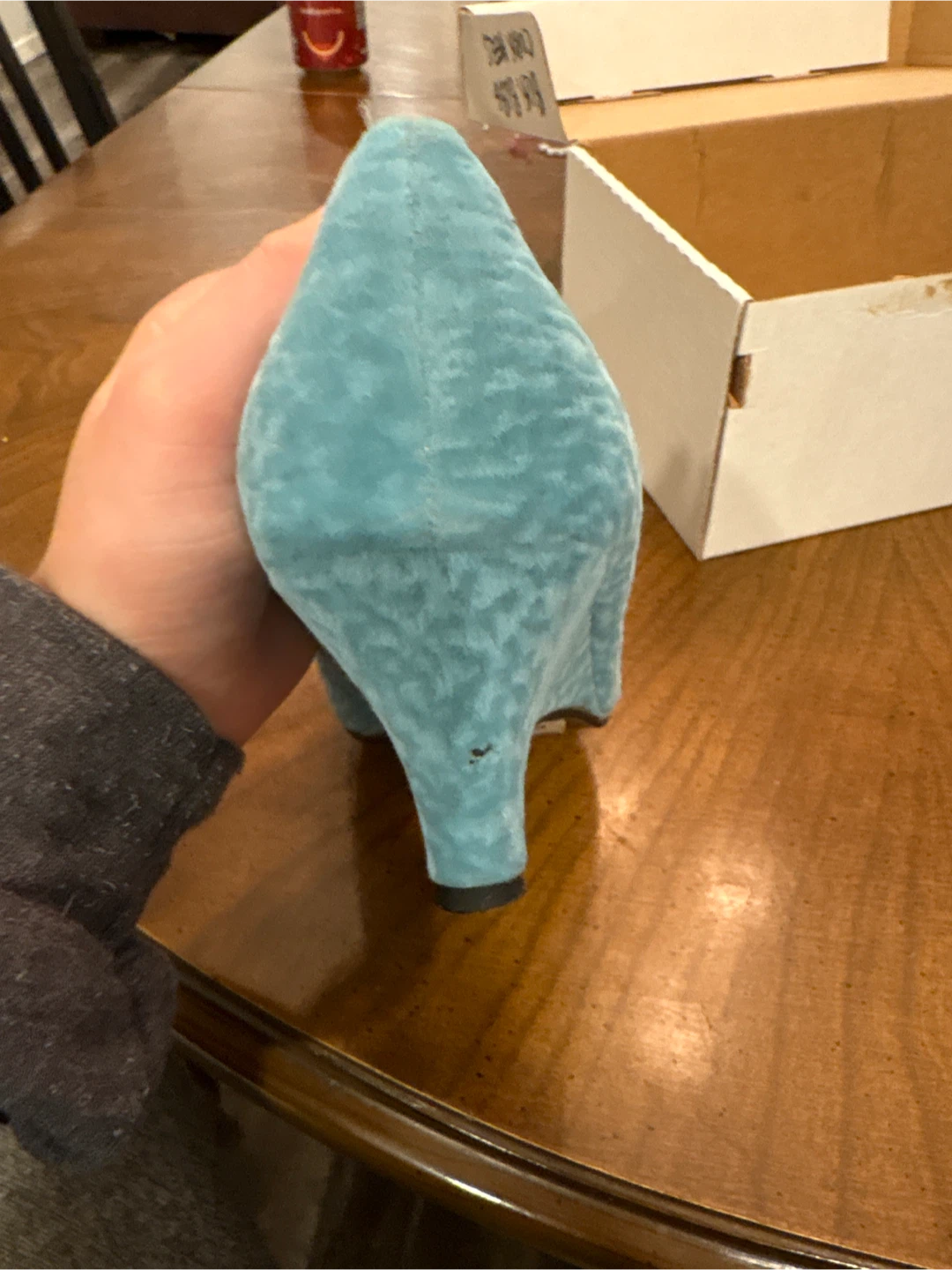 Thing Shell Som Blue Wedge Shoes - Size 8 - photo 2
