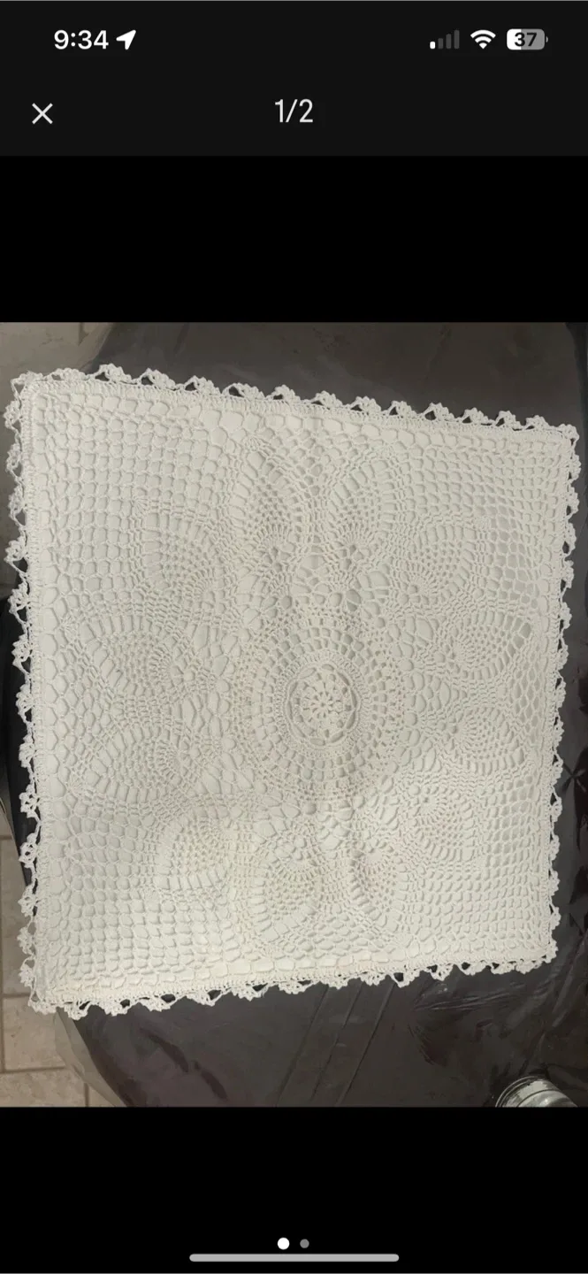 Crocheted Pillow Cover thumbnail