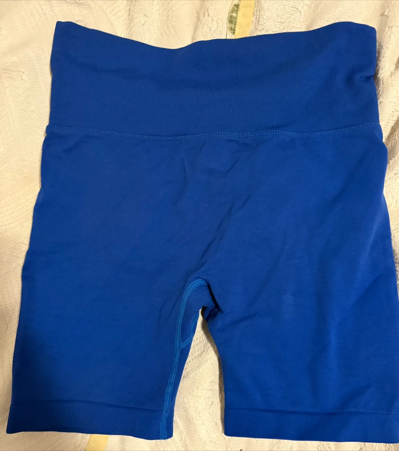 Blue Seamless Athletic Shorts thumbnail