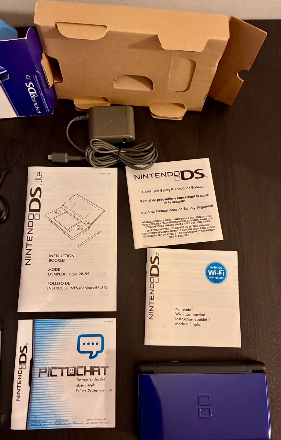 Nintendo DS Lite CIB (like new!) w/ games and bonus items image indicator(6)