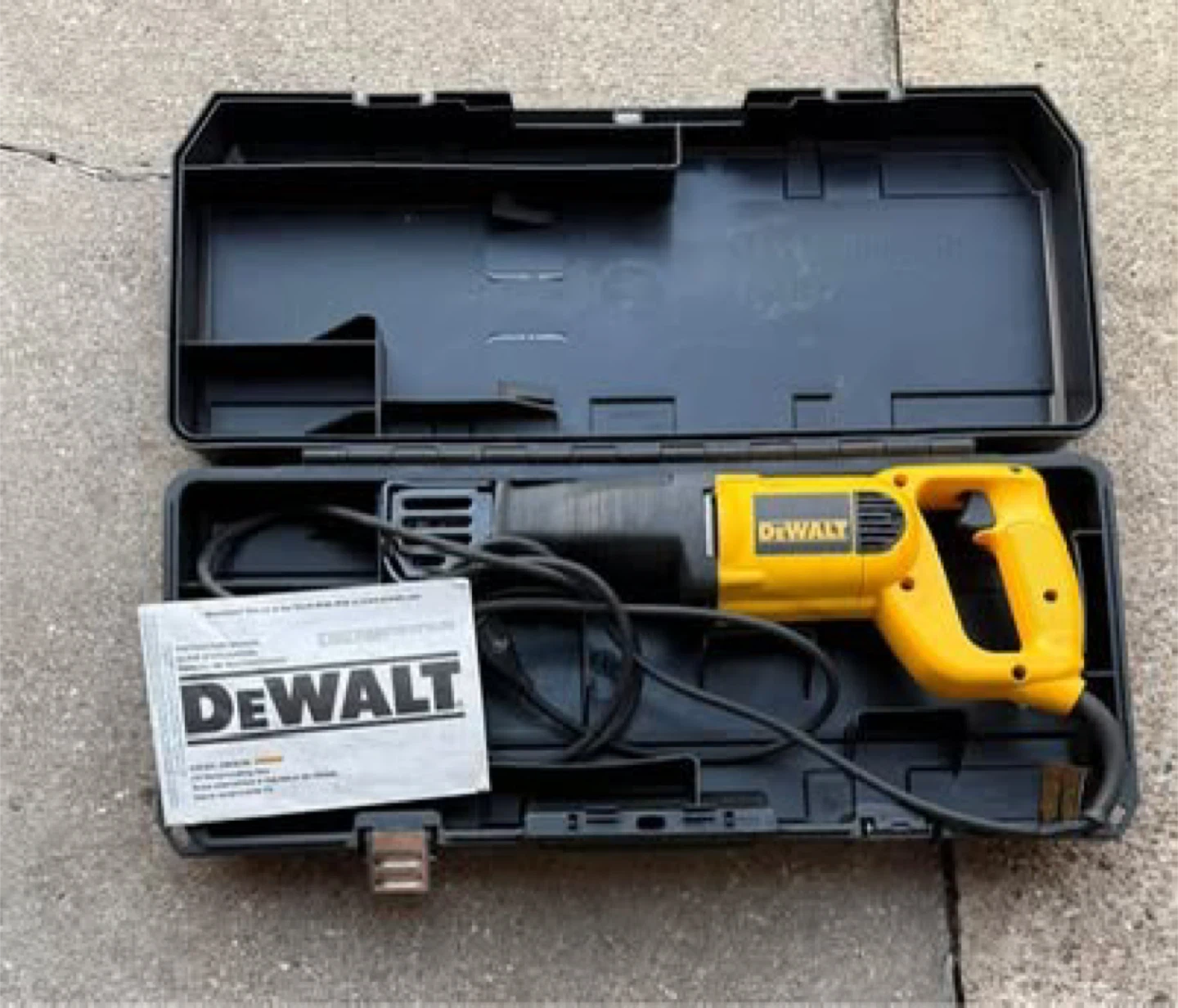 DeWalt Reciprocating Saw with Case