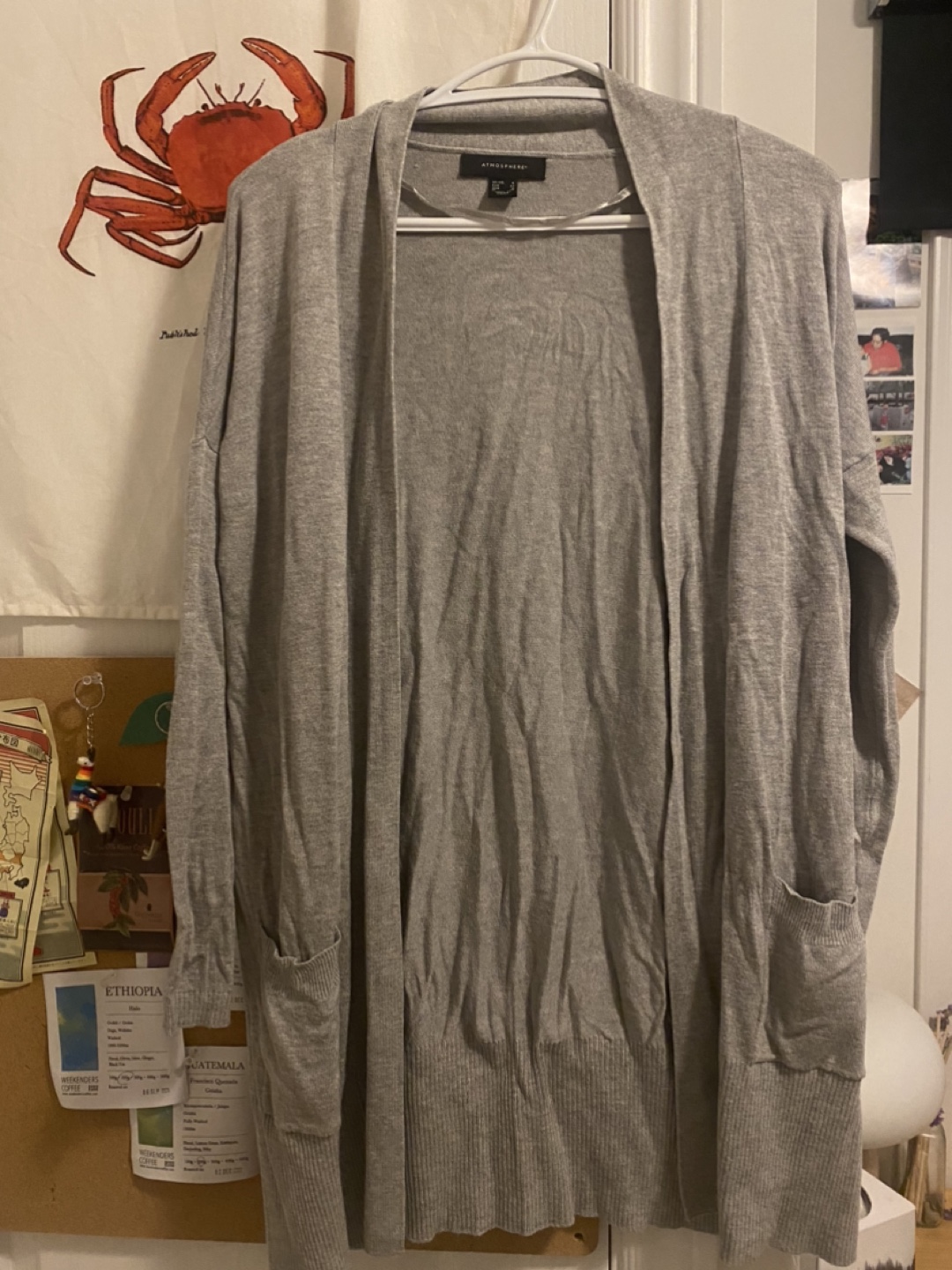 Atmosphere Gray Cardigan - Size US 4