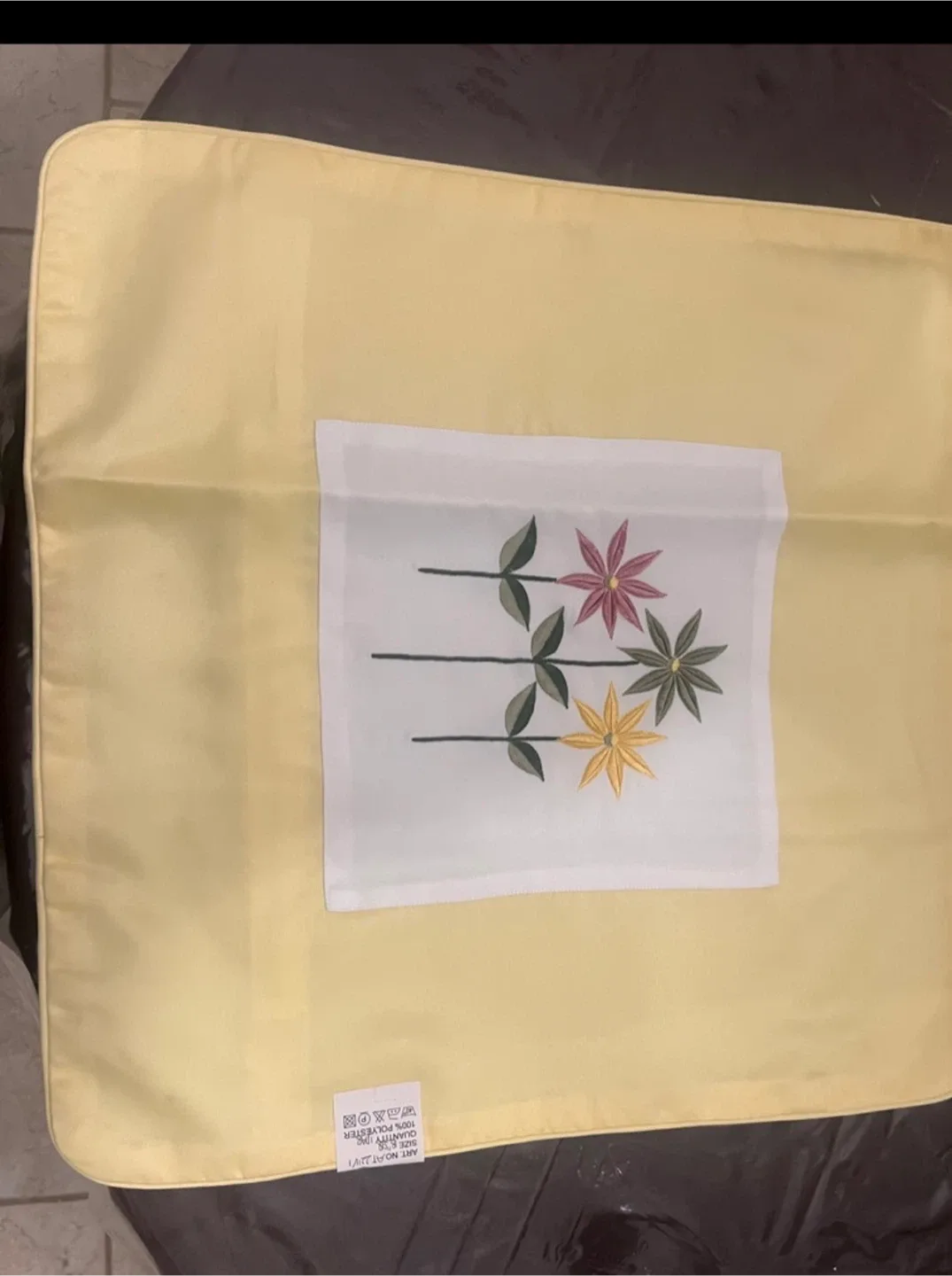 Floral Embroidered Pillow Covers thumbnail