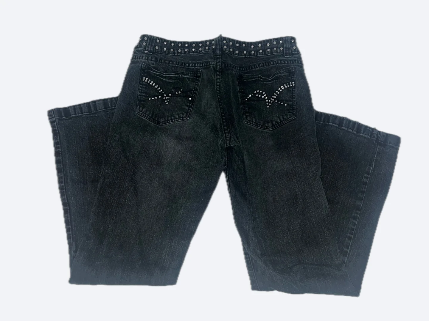 Request Black Jeans with Rhinestones thumbnail